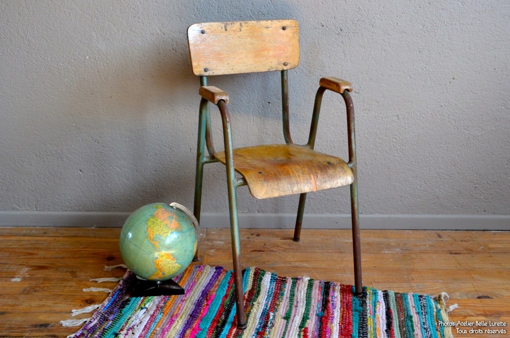 Chaise enfant Olfa - L'atelier Belle Lurette, Rénovation de meubles vintage