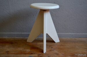 Tabouret reglable vis vintage ailes d'avion prouvé perriand minimaliste chambre cuisine