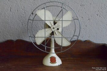 Ventilateur Cool Air TU model A indus vintage rétro Westinghouse Marelli années 40 déco électroménager métal antic midcentury
