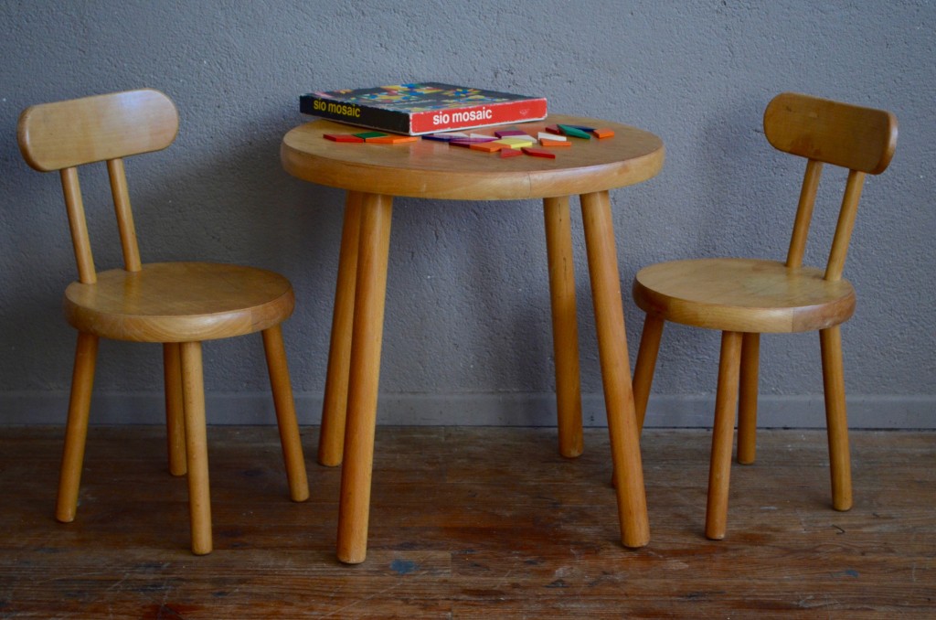 Chaise enfant Olfa - L'atelier Belle Lurette, Rénovation de meubles vintage