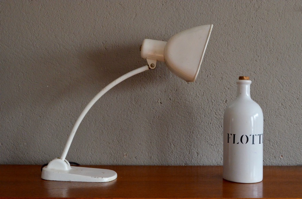 Lampe de Bureau à Pince Couleur Crème de BAG Turgi, Suisse, 1930s