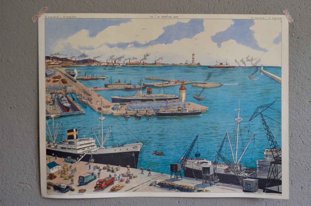 Affiche d’école “Le port de mer / Fluvial” Affiche d’école “Le port de mer / Fluvial”