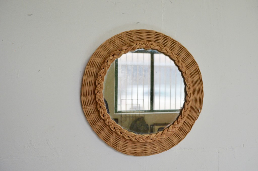 Miroir en rotin Armand Miroir en rotin Armand