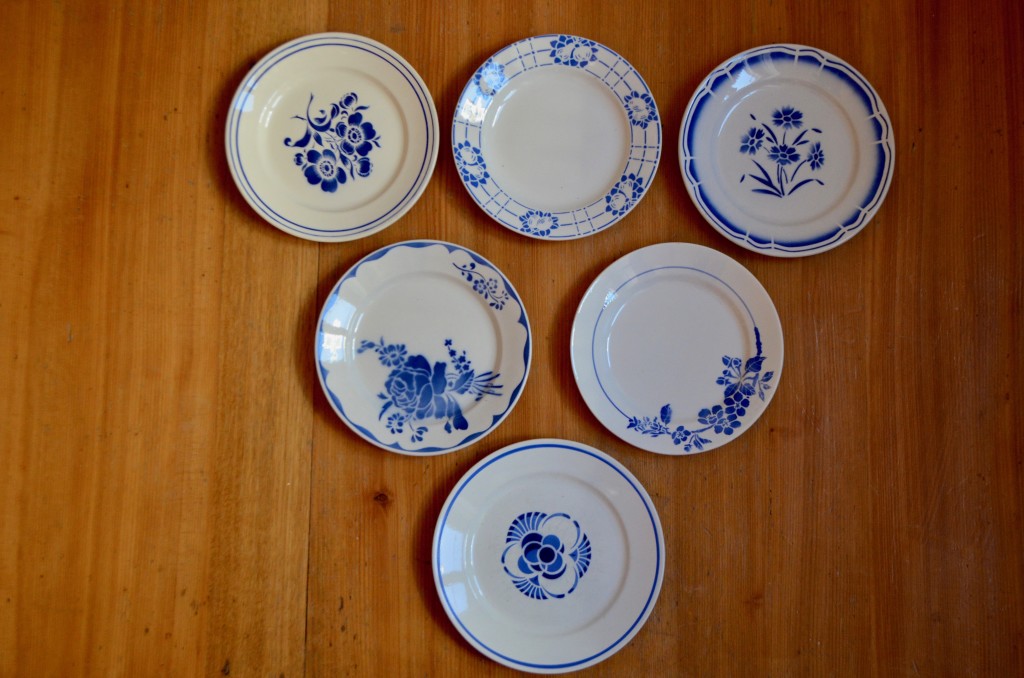 Assiettes dépareillées Ipomée Assiettes dépareillées Ipomée