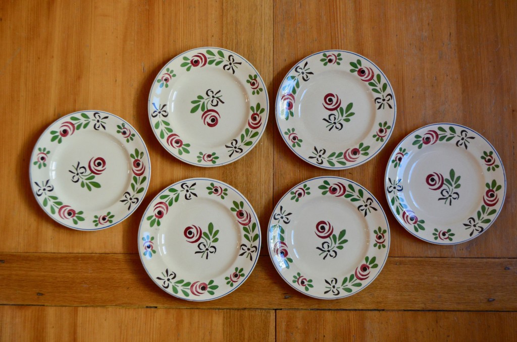 Assiettes Longwy service Bagatelle Assiettes Longwy service Bagatelle