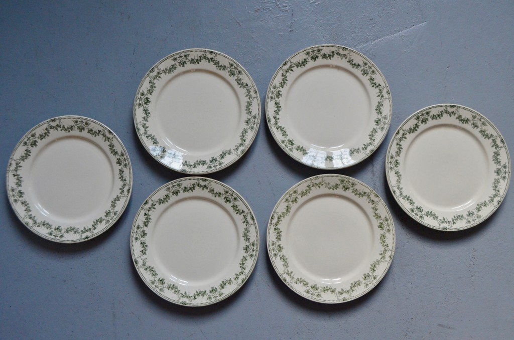 Assiettes “Champagne” Faïencerie de Badonviller Assiettes “Champagne” Faïencerie de Badonviller