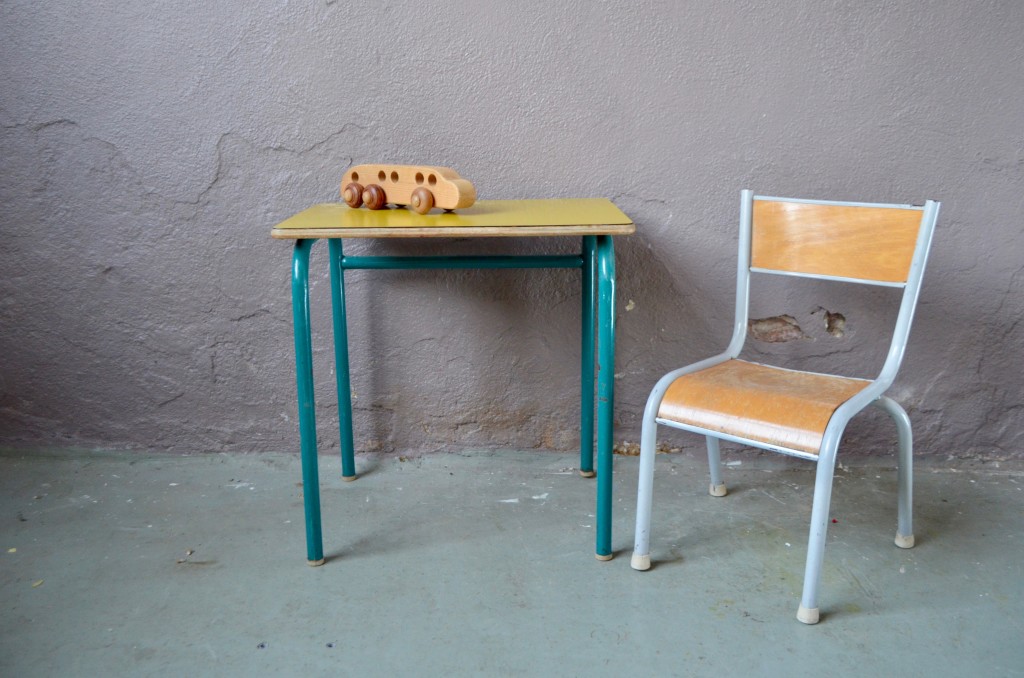 Pupitre et chaise d’école “Canari” Pupitre et chaise d’école “Canari”