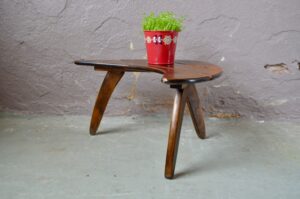 Chevet bout de canapé petite table basse en bois style vintage scandinave