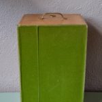 Boîte en bois archive caisson bureau vintage classement rangement