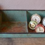 Étagère box industriel vintage en rigitule style Mathieu Mategot