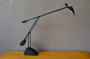 Lampe de bureau à balancier vintage design hollandais moderniste