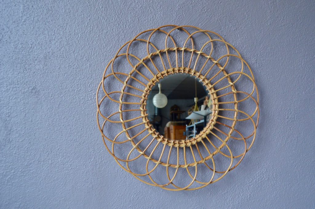 Miroir en rotin Amanda Miroir en rotin Amanda
