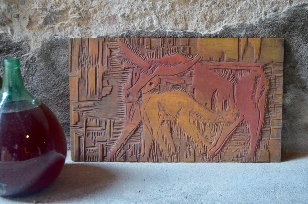 Panneau de sérigraphie Animaux de la savane Panneau de sérigraphie Animaux de la savane