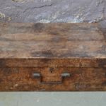 Valise vintage rétro caisse de transport bohème rustique wabi sabi atelier garage indus