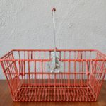 Petit panier vintage ancien années cinquante accessoire original marché légumes jouets rangement