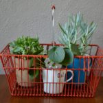Petit panier vintage ancien années cinquante accessoire original marché légumes jouets rangement