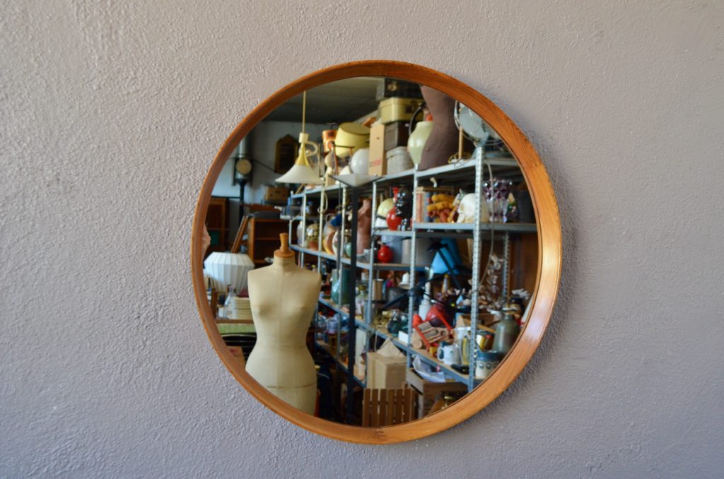 Miroir en Teck de Uno & Östen Kristiansson Miroir en Teck de Uno & Östen Kristiansson