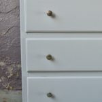 Commode vintage rétro pieds compas bohème années 40 enfant
