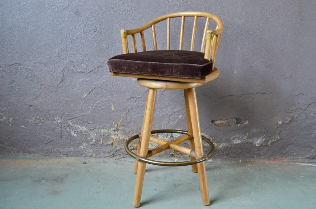 Tabouret de bar en rotin Mac Guire Tabouret de bar en rotin Mac Guire