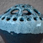 Vase pique fleur les potiers d'accolai céramique vintage