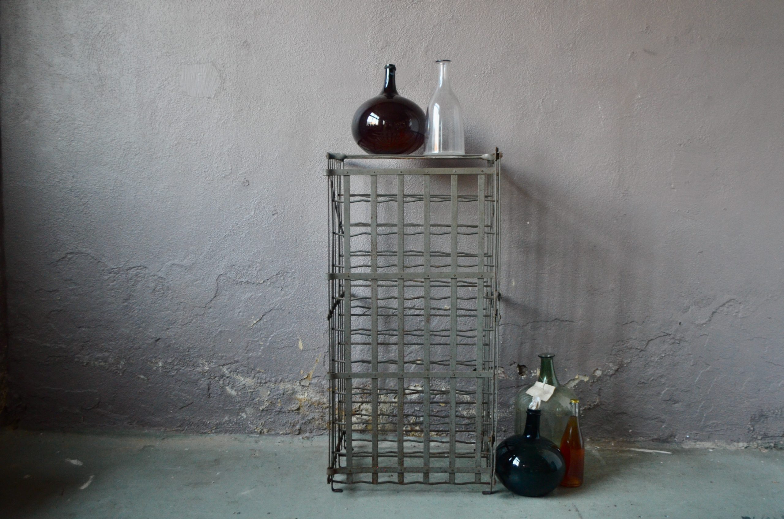 Ancien Casier à Bouteilles Vintage En Bois - Porte-bouteilles Pour 15 Bouteilles - Décoratif