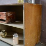 Meuble de métier d'atelier vintage casier hifi tv enfilade