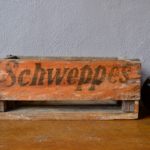 Caisses en bois publicitaires tiroirs d'atelier indus brocante épicerie vintage rétro