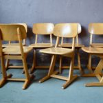 Chaise de bureau adulte  Casala design  Vintage scandinave lot série