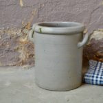 Pot fût en grès de Betschdorf légumes lactofermentés choucroute déco ferme rustique bohème mod12