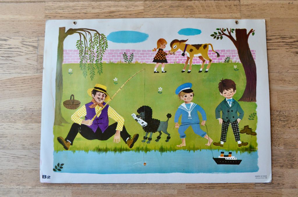 Affiche scolaire “Au bord de l’eau” Affiche scolaire “Au bord de l’eau”