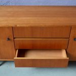 Enfilade scandinave moderniste vintage rétro années 60 basse longue meuble télé