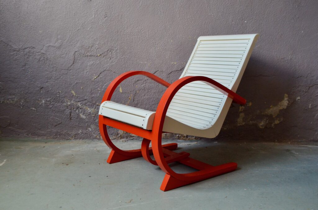 Fauteuil Lounge prototype de Bas Van Pelt Fauteuil Lounge prototype de Bas Van Pelt