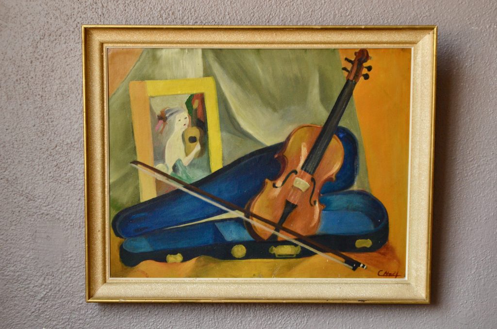 Nature morte au violon C. Noël Nature morte au violon C. Noël