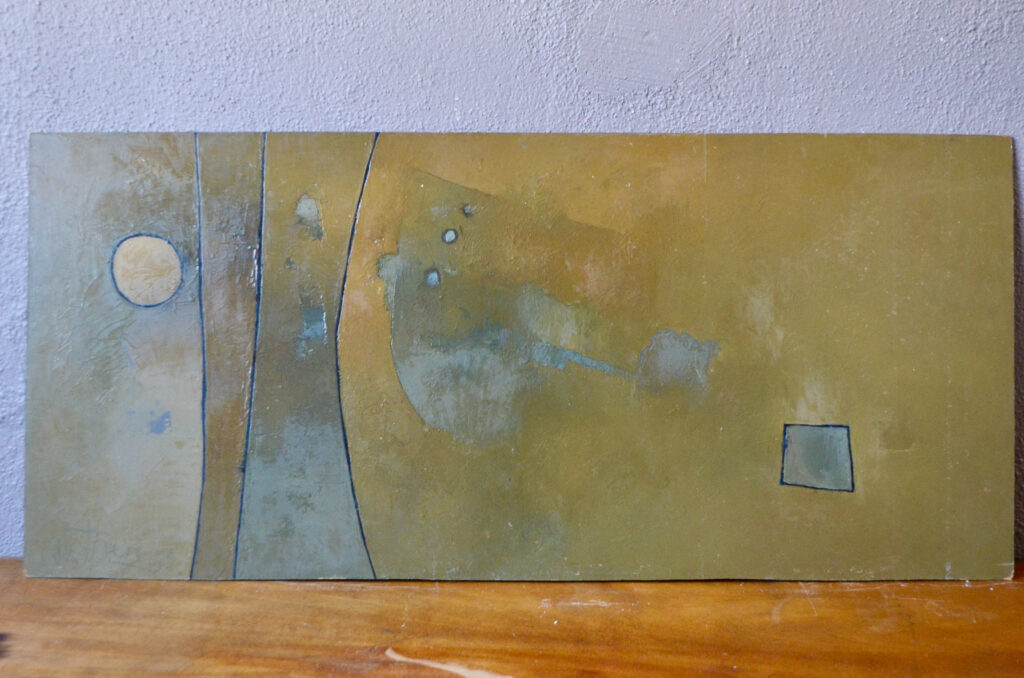 Composition sur panneau JB Thiery 1963 Composition sur panneau JB Thiery 1963