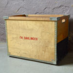 caisse Ch. Dahlinger box coffre à jouet carton suroy industriel vintage