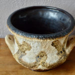 Vase cache pot jardinire en céramique signé Dumler et Breiden  style vintage brutaliste scandinave