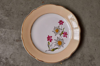 Lot assiettes bohème Lunéville campagne chic bohème