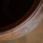 Pot ancien en terre vernissée rustique ferme ikebana style bohème wabi sabi