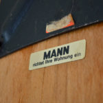 Chaise de bureau pivotante Mann vintage design signée