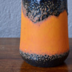 Vase rouleau Scheurich vintage scandinave décor Fat Lava 