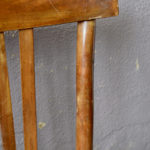 Paire de chaises bistrot anciennes esprit 1950  style bohème et shabby chic