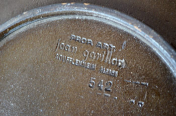 Jean Garillon plat ou coupe art déco courant moderne céramique Elchinger