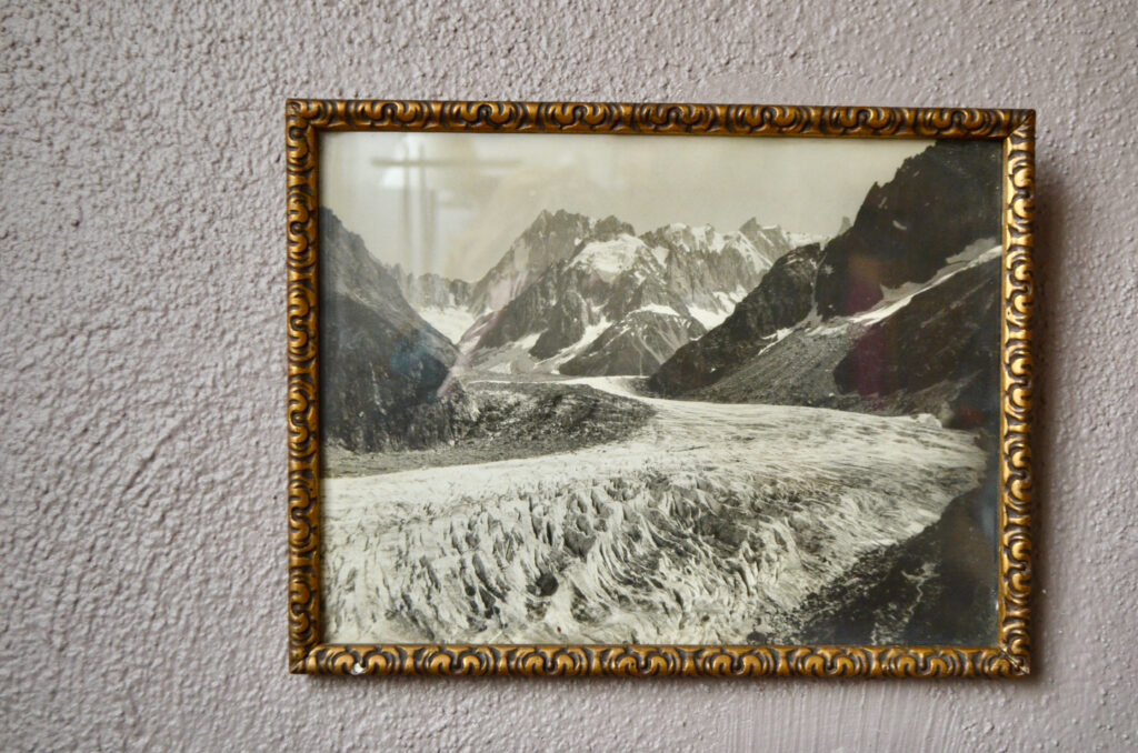 Photographie ancienne La Mer de Glace Photographie ancienne La Mer de Glace