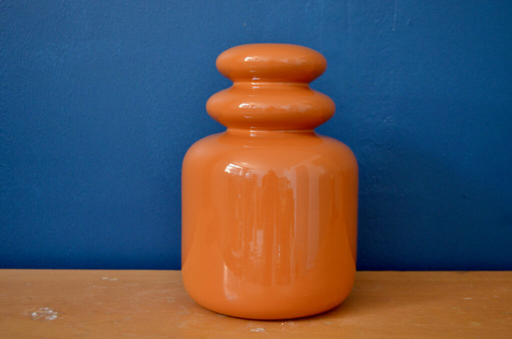 Vase italien orange