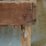 clayette ancienne en bois brut style vintage rustique et campagne chic