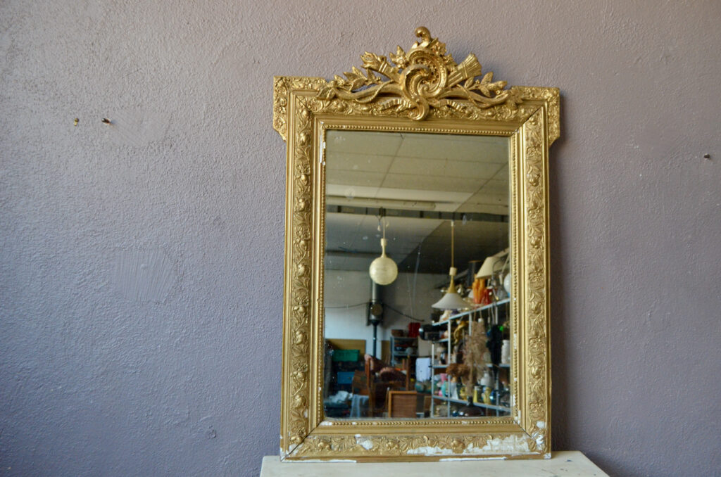 Grand miroir à fronton Edmond Grand miroir à fronton Edmond