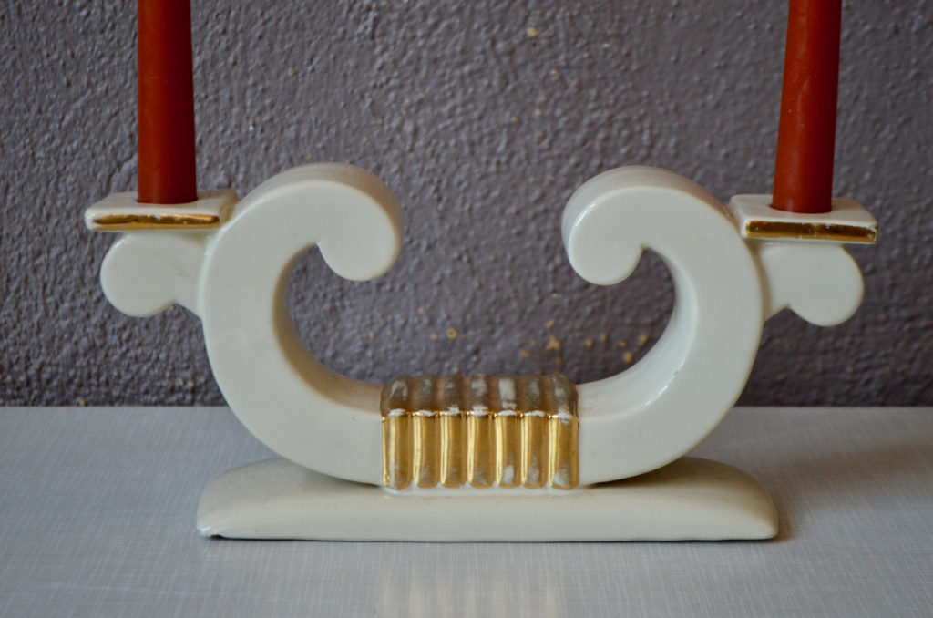 Bougeoir Art Déco de Blanche Letalle Bougeoir Art Déco de Blanche Letalle