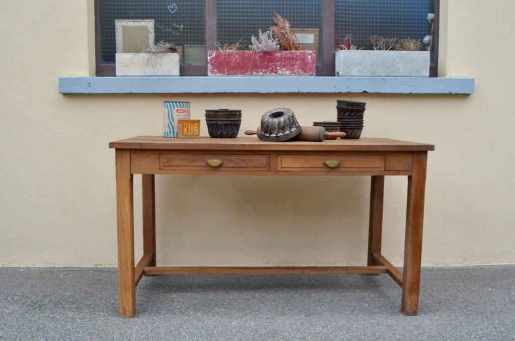 Table de métier en chêne Table de métier en chêne