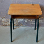 Bureau d'écolier Delagrave enfant pupitre école vintage indus