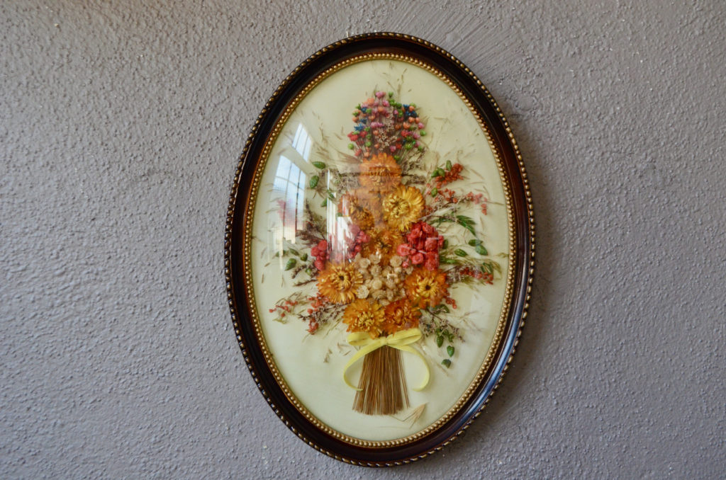 Tableau de fleurs séchées Tableau de fleurs séchées